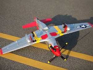 <span class=keywords><strong>Avion</strong></span> en mousse haute performance <span class=keywords><strong>FMS</strong></span> 1400 mm P-51D Red Tail V8 avec stabilité améliorée, ESC 80A, modèle réduit <span class=keywords><strong>RC</strong></span> Warbird pour adultes - Product Image 3