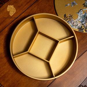 Bandeja China para Frutas, Dulces, Dátiles, Plato de Madera para Servir Frutos Secos, Cacahuetes y Frutas Deshidratadas - Product Image 2