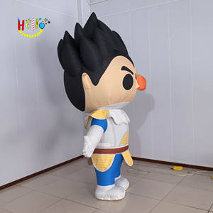 Meilleure vente Animation <span class=keywords><strong>Costume</strong></span> <span class=keywords><strong>de</strong></span> dessin animé <span class=keywords><strong>de</strong></span> marche gonflable <span class=keywords><strong>Costume</strong></span> végéta gonflable - Product Image 3