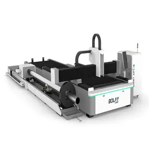 Máquina de corte por láser de fibra de tubo/placa de Metal CNC 4000W 3000W para acero inoxidable aluminio 3015