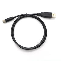Câble de données USB 9V à charge rapide QC3.0 3A personnalisé en usine, en cuivre pur, M8 4 broches, mâle-femelle, aviation, étanche, gaine en PVC