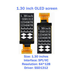 QZ BOM nouvel écran OLED original de 1,3 pouce 12864, écran vertical, pilote SSD1312, écran LCD haute luminosité - Product Image 2