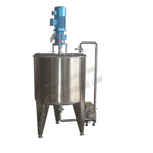 2000L chemical reactor with cooling jacket with load cell