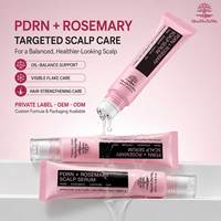 Sérum capillaire et cuir chevelu OEM ODM PDRN à la rosemaine, non gras, avec applicateur type Gua Sha, pour le soin des cuirs chevelus à tendance pelliculaire, fabricant