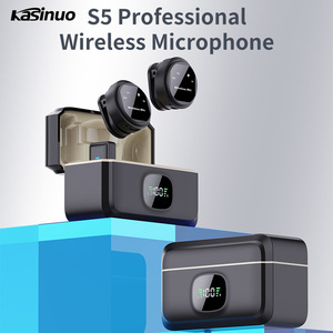 Micrófono <span class=keywords><strong>de</strong></span> Solapa Inalámbrico Magnético al por Mayor con Cancelación <span class=keywords><strong>de</strong></span> Ruido ENC, Transmisión 2.4G, Batería <span class=keywords><strong>de</strong></span> 48H con Pantalla LED y Caja <span class=keywords><strong>de</strong></span> Carga - Product Image 2