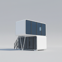 Villa préfabriquée modulaire Cabine Apple Maisons conteneurs étanches pour hôtel-pour chambre à coucher et salon