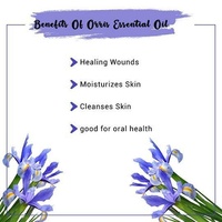 Huiles de parfum d'iris de haute qualité naturelles pures en vrac d'approvisionnement d'usine 100% pour les produits de lotion et de soin de la peau