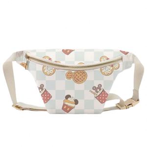 กระเป๋าคาดเอวไนลอนพิมพ์ลายตามสั่ง Keymay รุ่นจัมโบ้ สายยาว สำหรับกิจกรรมกลางแจ้ง กีฬา ผู้หญิง ซิปกันน้ำ สะพายข้าง - Product Image 5