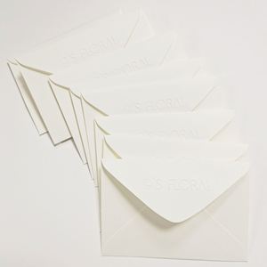 Enveloppes en papier personnalisées de luxe, écologiques, en coton, avec poche, convexes, gaufrées, pour invitation de mariage - Product Image 6