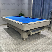 2025 precio de fábrica de alta calidad mesas de billar de 9 pies precio competitivo personalizado 8 bolas Club de 9 pies usando mesa de billar de cama de pizarra