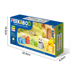 Juego Educativo de Bloques de Silicona Suave con Animales para Emparejar, 10 Animales y 10 Casas, Juguete Apilable para Niños, para el Aprendizaje Temprano - Product Image 5