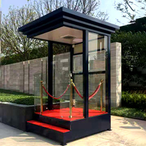 Stainless Steel <b>Security</b> Booth With Glass Panels For Property Management - Product Image 3