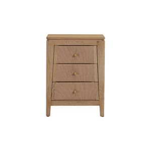 Marca ELYSIUM, diseño moderno, mesita de noche de madera maciza, muebles de dormitorio, proveedor de Vietnam - Product Image 1