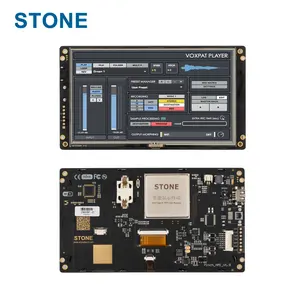 STONE 7 Inch 800*480 16:9 300cd/m2 262k 18 Bit Hmi Lcd Touch Display