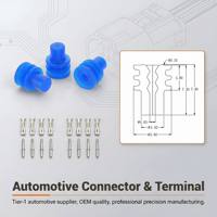Joint fil connecteur auto, étanchéité câble capteur caoutchouc silicone réf 7090026 / 1532497