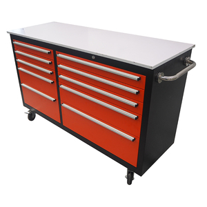 10 Drawer Tall Mobile <b>Tool</b> Cabinet, Adjustable Size and Color, Factory - Product Image 4