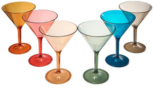 Livraison gratuite, vente en gros, ensemble de 6 verres à cocktail pour mariages, fêtes, restaurants, fournitures de bar, verres à eau en verre transparent - Product Image 2