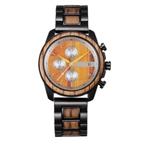 Montre-bracelet de luxe en marbre et bois, étanche, chronographe sport en quartz pour homme – Nouvelle collection