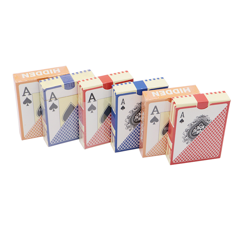 Plastic Poker Waterproof Playing Cards Gold Plated Creative Gift Durable Poker Card Custom Logo