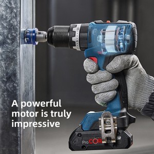<span class=keywords><strong>Taladro</strong></span> Inalámbrico de 18V, <span class=keywords><strong>Atornillador</strong></span> de Litio sin Escobillas GSR18V-65, Reversible, Dos Velocidades, Batería de 2.0Ah, 250Nm de Torque Máximo, Mandril de 13mm - Product Image 3
