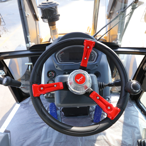 รถแบคโฮล้อเดอร์ขนาดกะทัดรัด ขับเคลื่อน 4 ล้อ พร้อมเครื่องยนต์ยูโร 5 ถังน้ำมันขนาดใหญ่ สำหรับใช้งานในฟาร์มและไซต์ก่อสร้างในเมือง - Product Image 6