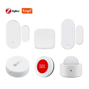 Tuya – sirène sans fil Zigbee, Kit de système d'alarme pour la Maison, alarme de porte intelligente, dispositif d'alerte de sécurité pour la Maison