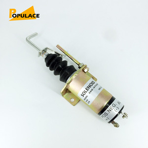 Vanne solénoïde Populace 36607197 12V 24V pour coupure de carburant de générateur diesel - Product Image 3