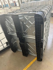 Chuan en forme de plateau en plastique 4 voies entrée Ibc fourre-tout essence stockage de carburant Ibc réservoir de stockage 1000 Litros pour chariot élévateur électrique - Product Image 2