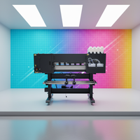 Imprimante à papier éco-solvant à encre UV automatique certifiée CE d'usine, neuve avec tête d'impression I3200/F1080/XP600/I1600