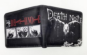 Portefeuille court en PU de haute qualité avec fermeture éclair, 32 designs, Death ND Light Yagami L Lawliet <span class=keywords><strong>Ryuk</strong></span>, pour les fans de l'anime Death Note, en cadeau - Product Image 3