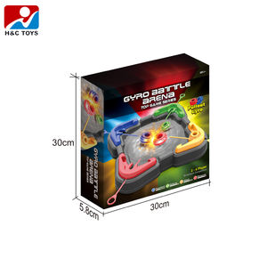 Jeu de société gyroscopique pour enfants, ensemble de gyroscopes de combat et arène de toupies pour divertissement intellectuel et compétitif - Product Image 2