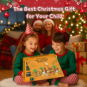 24 jours bas de noël compte à rebours nativité ensemble Figurines scène compte à rebours calendrier de l'avent tige jouet blocs magnétiques - Product Image 6