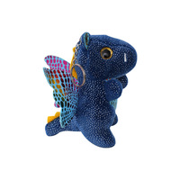 Petit Dragon Volant En Peluche Porte-clés Mignon Dinosaure En Peluche Poupée Doux En Peluche Jouet Pendentif Sac À Dos Porte-clés De Voiture