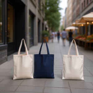 Bolsa de Lona Lisa Angelina de 34x40cm con Cremallera para Uso Promocional - Product Image 2