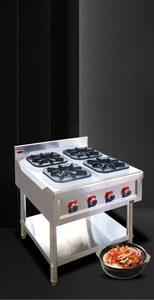 Estufa de <span class=keywords><strong>Gas</strong></span> Comercial de Acero Inoxidable 201 para <span class=keywords><strong>Cocina</strong></span> <span class=keywords><strong>Industrial</strong></span> de Hotel y Restaurante, 8 Quemadores, Encendido Electrónico, Montaje en Mesa - Product Image 3