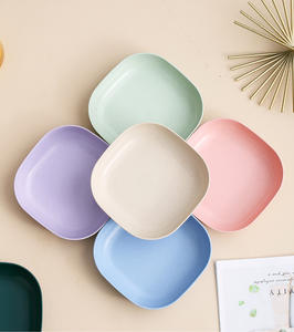 10 pz piatto multifunzione con osso allo spiedo per uso domestico cibo in plastica per feste all'ingrosso quadrato tavolo da pranzo - Product Image 3