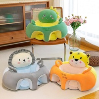 Fauteuil inclinable doux pour bébé, siège de soutien pour nourrissons de 3 à 12 mois, cadeau pour chambre à coucher, motif lion