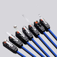 Taidacent normalement ouvert 10A 10A 125/250VAC 20A 24VDC 30VDC Micro interrupteurs étanches Micro interrupteur de limite avec Long rouleau métallique
