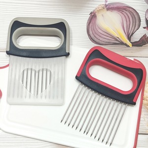 Utensili da Cucina: Supporto per Cipolle, Affettatrice per Limoni, Tagliaverdure e Frutta, Forchetta con Ago Fissatore per Tagliare Cipolle a Fette - Product Image 1