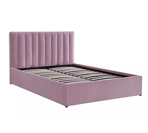 Base de <span class=keywords><strong>Cama</strong></span> Diván King Size con Espacio de Almacenamiento y Elevación en el Extremo, Fabricada en Madera Contrachapada - Product Image 5