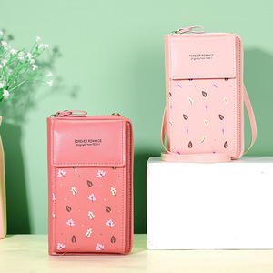 2023 largo nueva moda bolso cruzado de un solo hombro Cartera de gran capacidad para <span class=keywords><strong>mujer</strong></span> Mini bolso Ziplock personalizado - Product Image 2