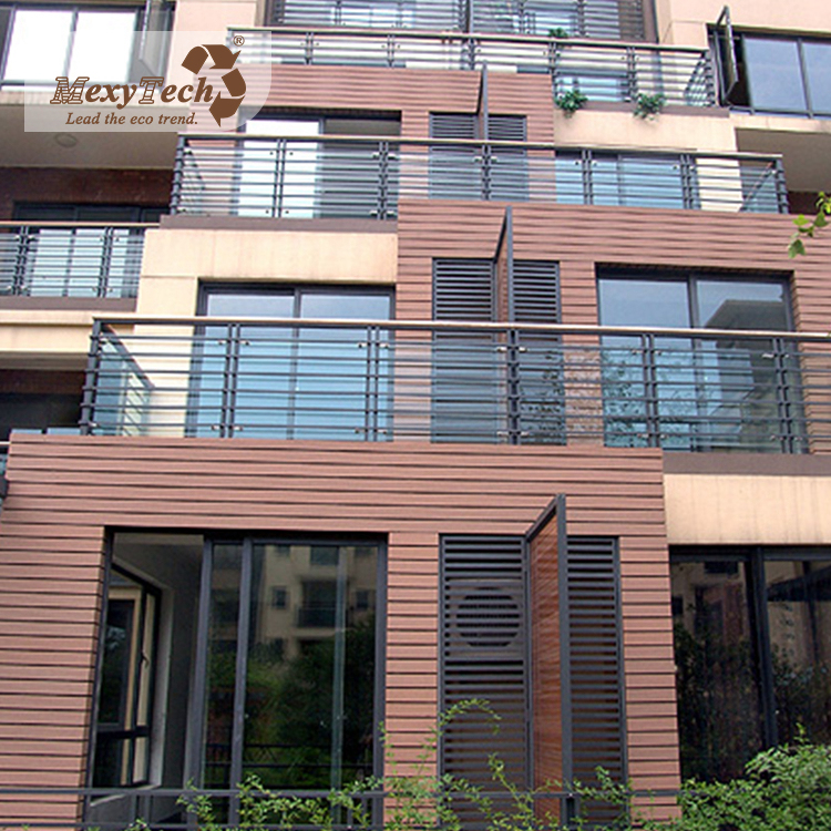 Conception personnalisée imperméable à l'eau haute pression stratifié revêtement de mur composé en plastique en bois