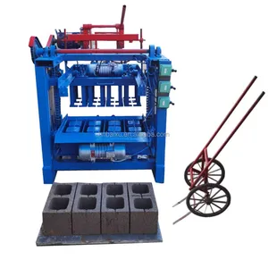 Factory Supply Diesel Power Block Making Machine Semi-Automatic Hollow Concrete Cement Making Machine