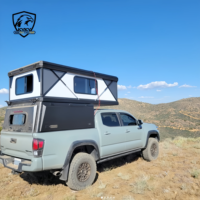 Tente de toit rigide pour camion, imperméable et coupe-vent, légère, pliable, une chambre, pour le camping toute saison, Hunttoo