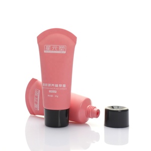 Tubo de plástico cosmético vacío, personalizado OEM ODM, con tapa de rosca, para envasar crema de manos y rostro, con extremo redondo. - Product Image 3