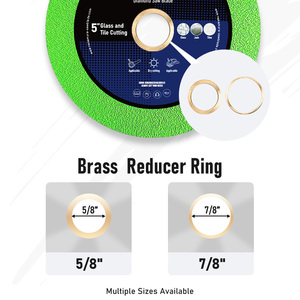 Pisau Gergaji Berlian Tipis Nakamura Circular DIY 115/125mm Dilas Frekuensi Tinggi Dilapis Ti dengan Teknik Hot Pressed 7/10in 22.23/25.4mm Arbor - Product Image 4