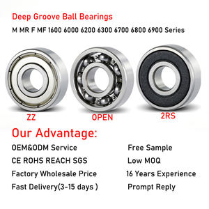 Hoge Kwaliteit Industriële Gcr15 Materiaal Enkele Rij Diepe Groef Kogellagers P4 Precisie Originele 6000 2rs 6000ddu 6000zz 6000rs - Product Image 3