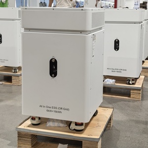 Système solaire tout-en-un 6 kW, système hybride connecté au réseau, système de stockage d'énergie domestique 16 kWh, batterie au lithium fer phosphate - Product Image 1