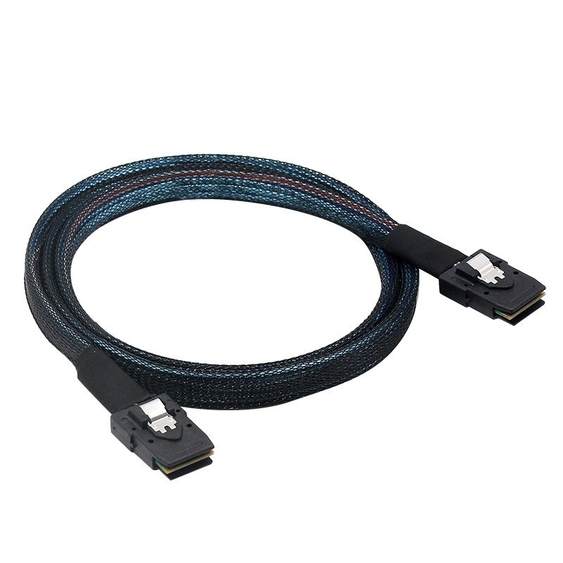 Minisas8087 до 8087 Соединительный кабель для передачи данных, линия подключения сервера, Длина 650 мм, 6 ГБ, высокоскоростной RAID-кабель для массива карт