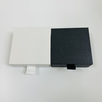 Elegante hecho a mano Regalo De vacaciones cajón de cartón caja deslizante materiales reciclados revestimiento UV laminación mate con forro de esponja